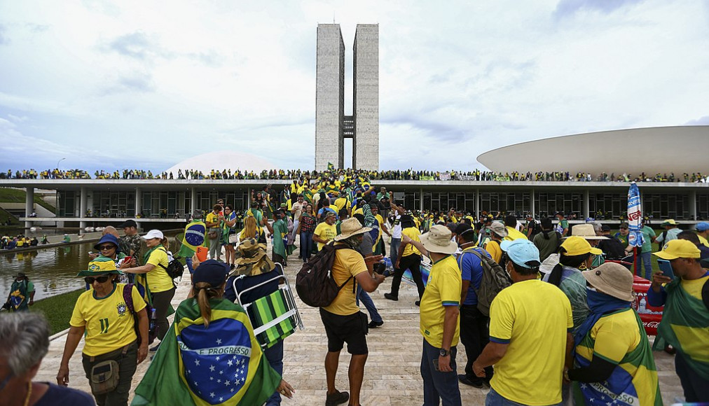 Insurrection du 8 janvier 2023 à Brasilia Insurrection du 8 janvier 2023 à Brasilia / ©Wikimedia Commons / Marcelo Camargo / Agência Brasil