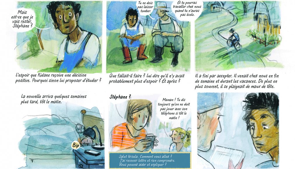 La bédé Invisible raconte l’histoire d’un jeune migrant débouté à Berne. La bédé Invisible raconte l’histoire d’un jeune migrant débouté à Berne. / © Barbara Yelin / Ursula Yelin 2020