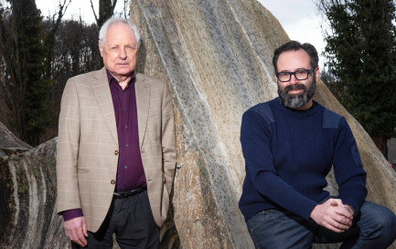 Pierre Gisel et Philippe Gonzalez, artisans de la formation «Communautés religieuses, pluralisme et enjeux de société». / ©Nicole Chuard/Unil