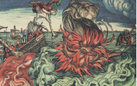 Lucas Cranach, illustration de l’Apocalypse, 8, 8-9, 1534 / Lucas Cranach, illustration de l’Apocalypse, 8, 8-9, 1534